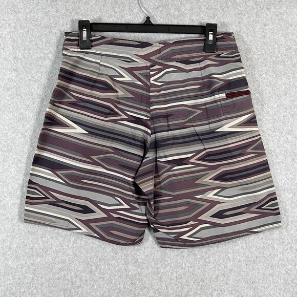 Patagonia Wavefarer Board Swim Shorts Graphite Navy Zip Pocket Men's Sz 30 - Picture 2 of 14